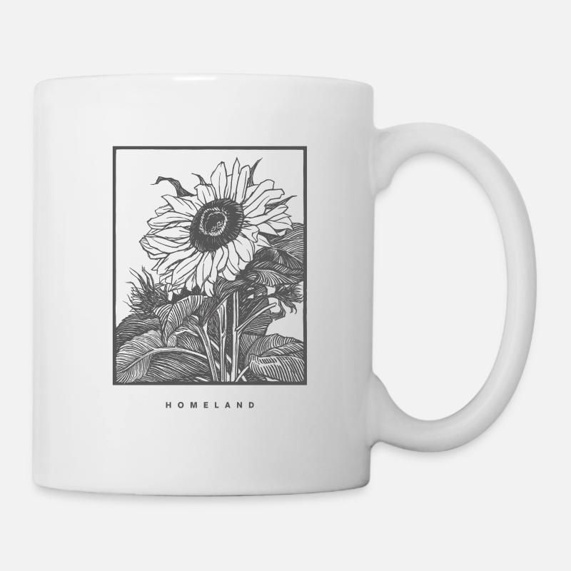 Cadre Tournesol Patrie - Mug blanc - blanc