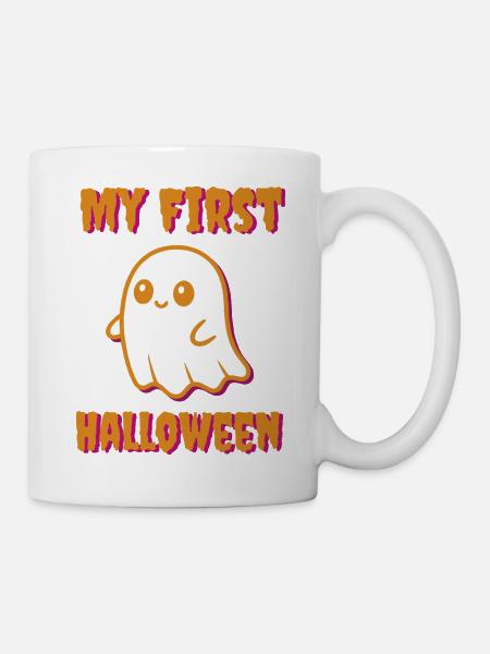 Mein erstes Halloween - Baby Geist spukt - Tasse - Weiß
