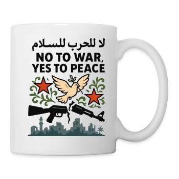 Yes to peace - Mug - white - Right