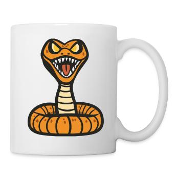 Snake Cobra Halloween Zombie - Mug - white - Right
