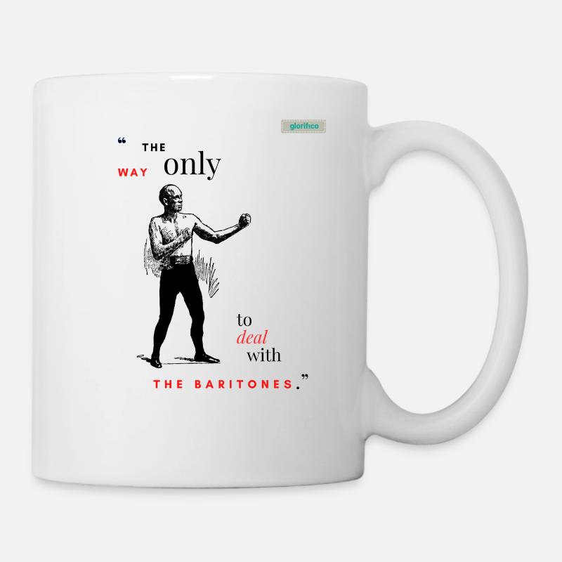 BARITONE PARODY Design 001 - Tasse - Weiß