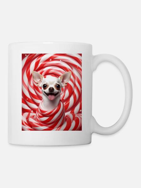 Chihuahua Candy Swirl - Tasse - Weiß