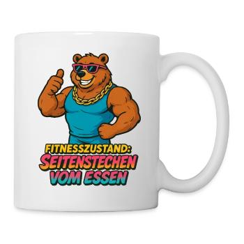 Fitness Stitch from food - Mug - white - Right