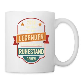 2026 Legend Retirement – Pensioner Pensioner Geschen - Mug - white - Right