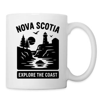 nova scotia eastcoast - Tasse - Weiß - Rechts