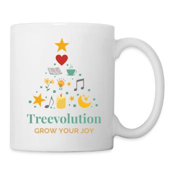 Treevolution Growing Joy - Mug blanc - blanc - Droite
