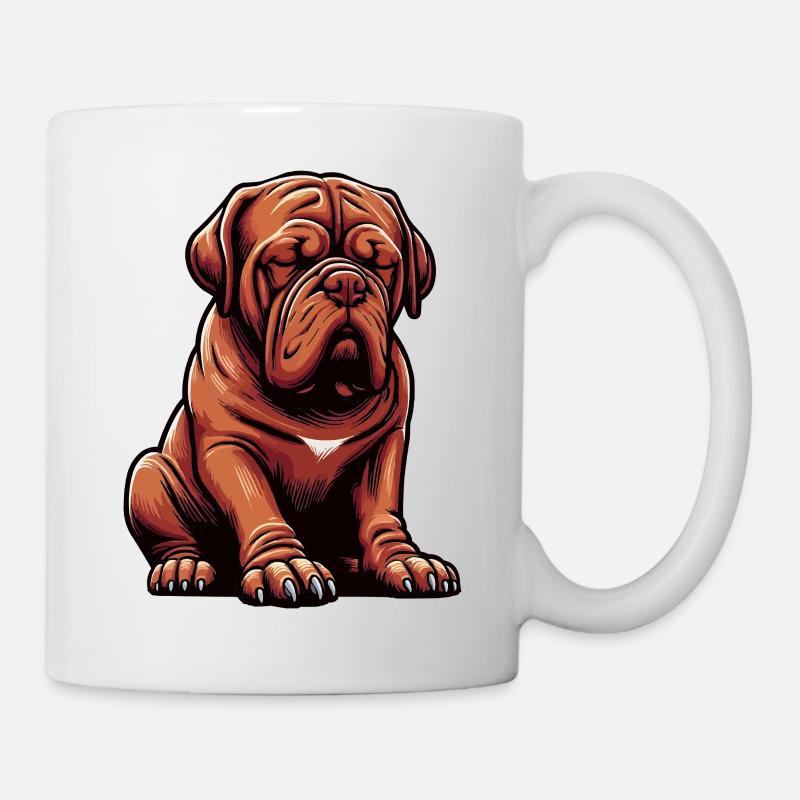 Mastiff de Bordeaux Propriétaire du Mastiff de Bordeaux - Mug blanc - blanc