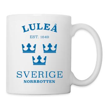 Lulea  Sverige Schweden - Tasse - Weiß - Rechts