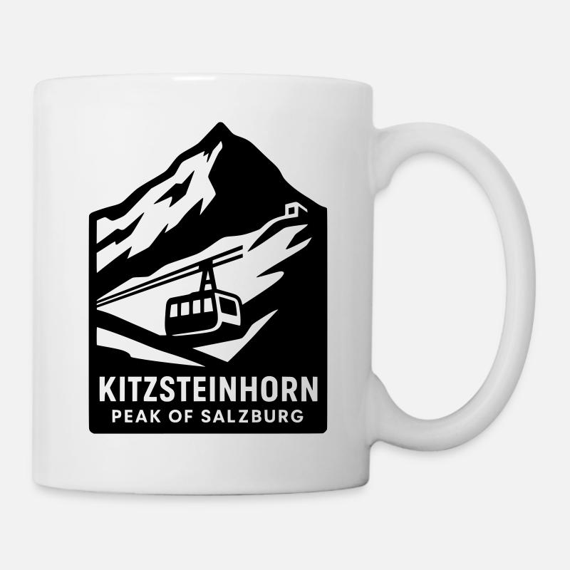 kitzsteinhorn alpen - Tasse - Weiß