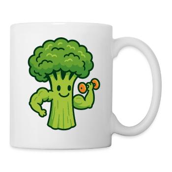 Broccoli Gains - Mug - white - Right
