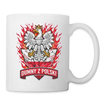 Dumny z olski stolz auf Polen - Tasse - Weiß - Rechts