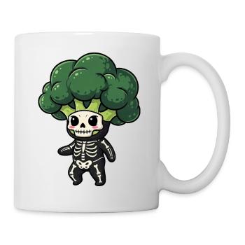Broccili Halloween Ghost Ghost Cartoon - Mug - white - Right