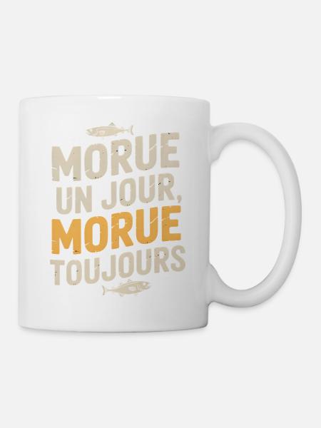 Einmal Kabeljau Kabeljau - Tasse - Weiß