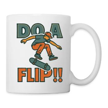 Machen Sie einen Flip DO - Tasse - Weiß - Rechts