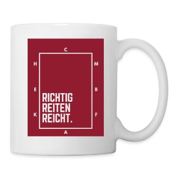 Il suffit de rouler correctement. - Mug blanc - blanc - Droite