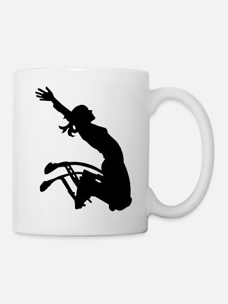 Sprung - Tasse - Weiß
