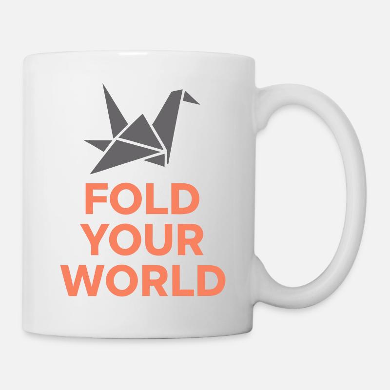 Fold your origami world - Mug - white