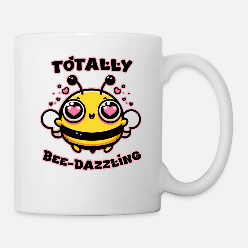 Des cœurs totalement éblouissants - Mug blanc - blanc