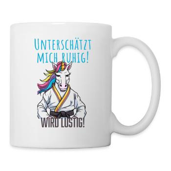Karate Unicorn - Mug - white - Right