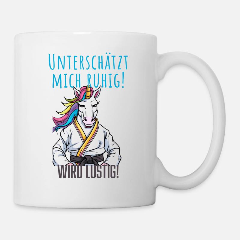 Karaté Licorne - Mug blanc - blanc