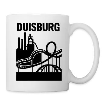 duisburg wahrzeichen - Tasse - Weiß - Rechts