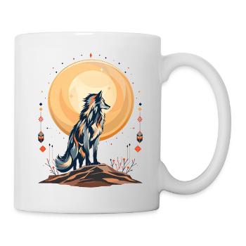 Boho Wolf - Mug - white - Right