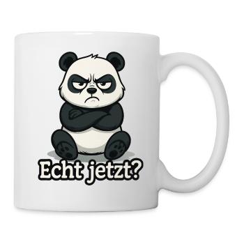 Panda Echt Jetzt? - Tasse - Weiß - Rechts