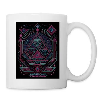 triangle - Mug blanc - blanc - Droite