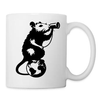 Le rat a une nostalgie - Mug blanc - blanc - Droite