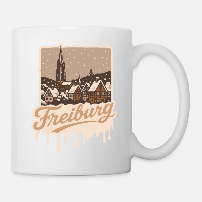 Winter in Freiburg - Mug - white