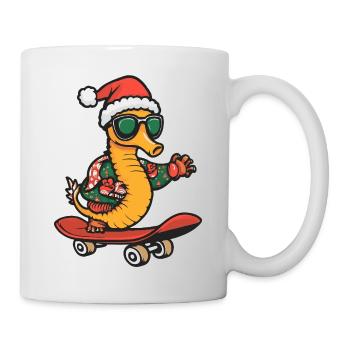 Seahorse Christmas Funny - Mug - white - Right
