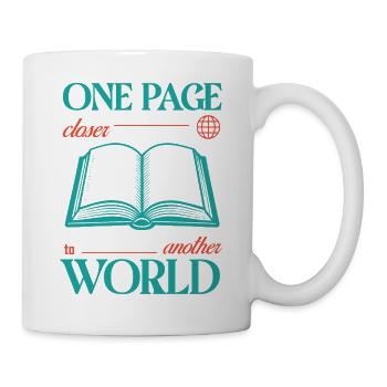 One Page Closer to Another World - Mug - white - Right