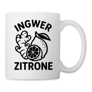 Ginger Lemon Best Combo for Cold - Mug - white - Right