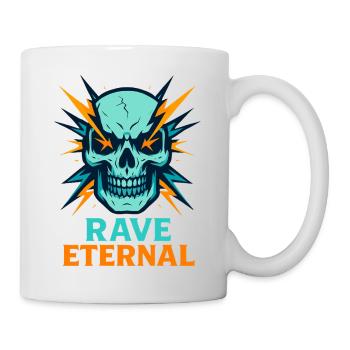 Rave Eternal – Skull Energy - Mug - white - Right