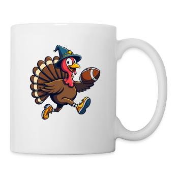 Thanksgiving Football Turkey - Mug - white - Right