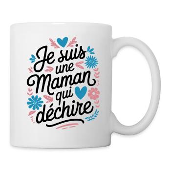 Ich bin eine Killer-Mutter - Tasse - Weiß - Rechts