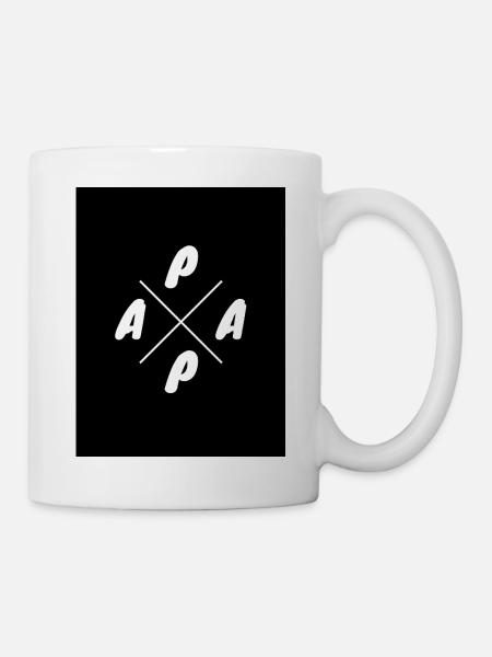 A-P Kreuz Logo Druck - Tasse - Weiß