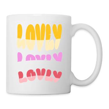 Liebe Lieblich Liebevoll - Tasse - Weiß - Rechts