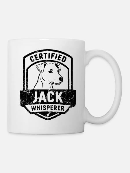 Sweat à capuche Jack Russell Terrier pour les amoureux des chiens - Mug blanc - blanc