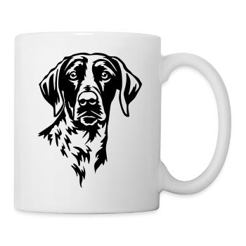 German Shorthair Head - Mug - white - Right