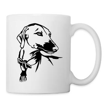 Chef d’Azawakh - Mug blanc - blanc - Droite