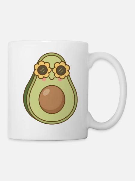 Avocado - Tasse - Weiß