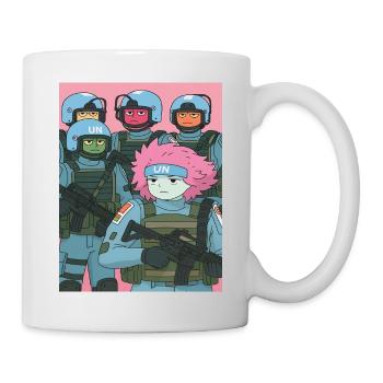 Cartoon Truppe Parodie - Tasse - Weiß - Rechts