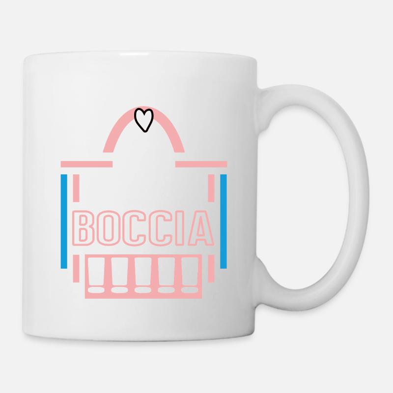 Boccia Anniversary 10 Years Coach Player - Mug - white