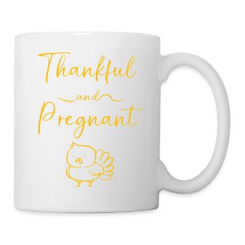 Thanksgiving Gender Reveal Mom-to-be - Mug - white - Right