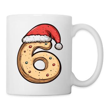 6 Number Cookie Christmas - Mug - white - Right