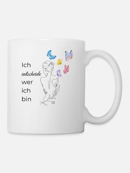 I DECIDE who I am - Mug - white