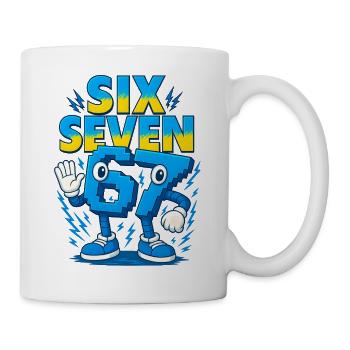 67 Six Sept 6-7 - Mug blanc - blanc - Droite