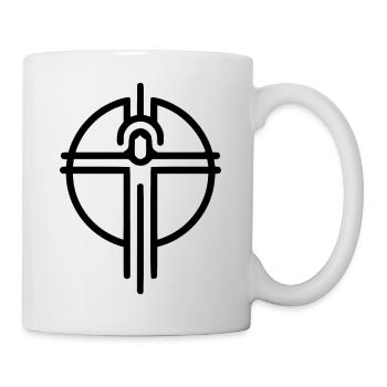 Modern Cross – Faith and Hope - Mug - white - Right