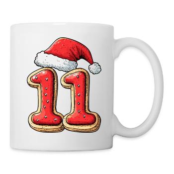 11 Number Cookie Christmas - Mug - white - Right
